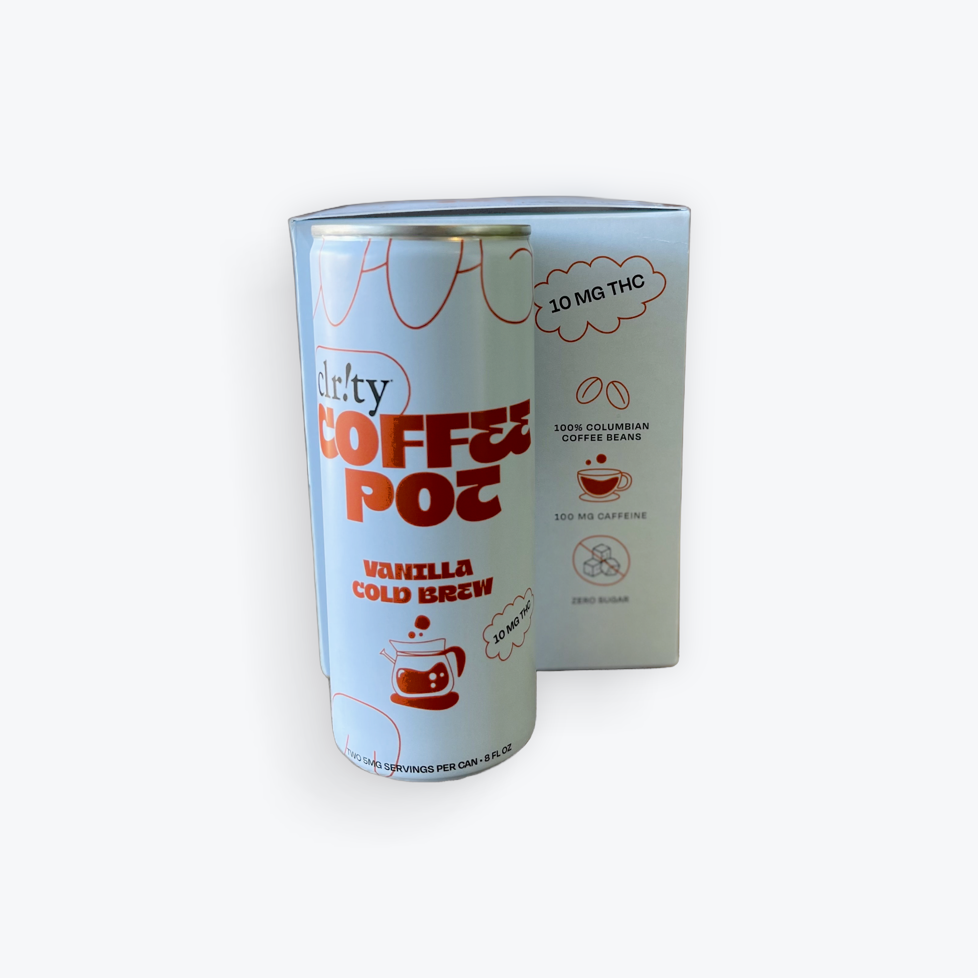 Clr!ty Coffee Pot Vanilla Cold Brew 10mg THC Superior Cannabis Company