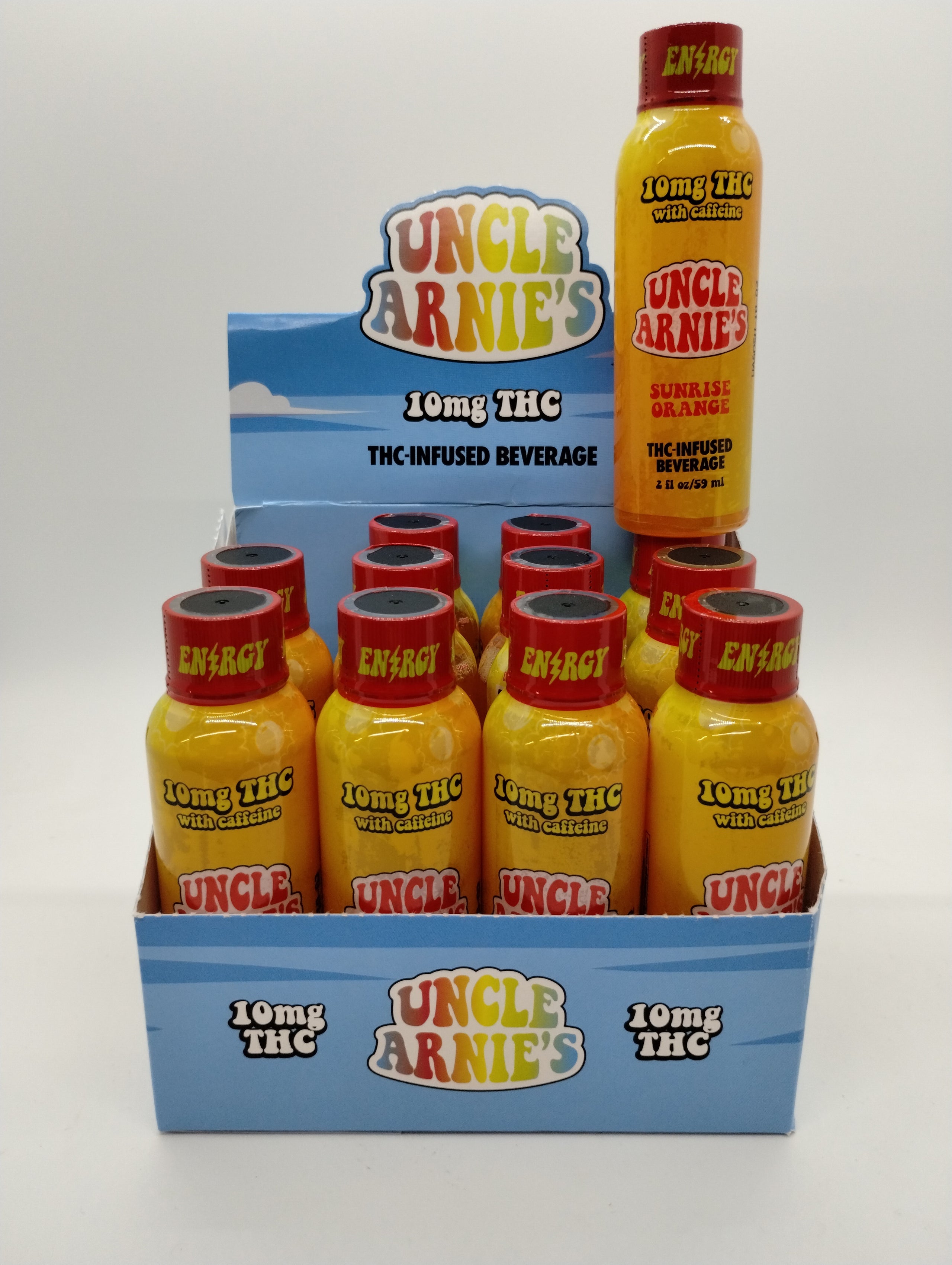 Uncle Arnies Sunrise Orange 10mg Shot 5mg THC/Serving Superior Uncle Arnies Sunrise Orange 10mg Shot 5mg THC/Serving Superior